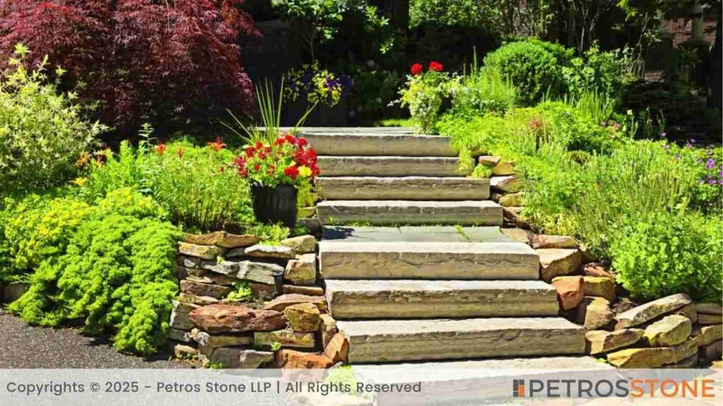 Natural Stone Outdoor Steps