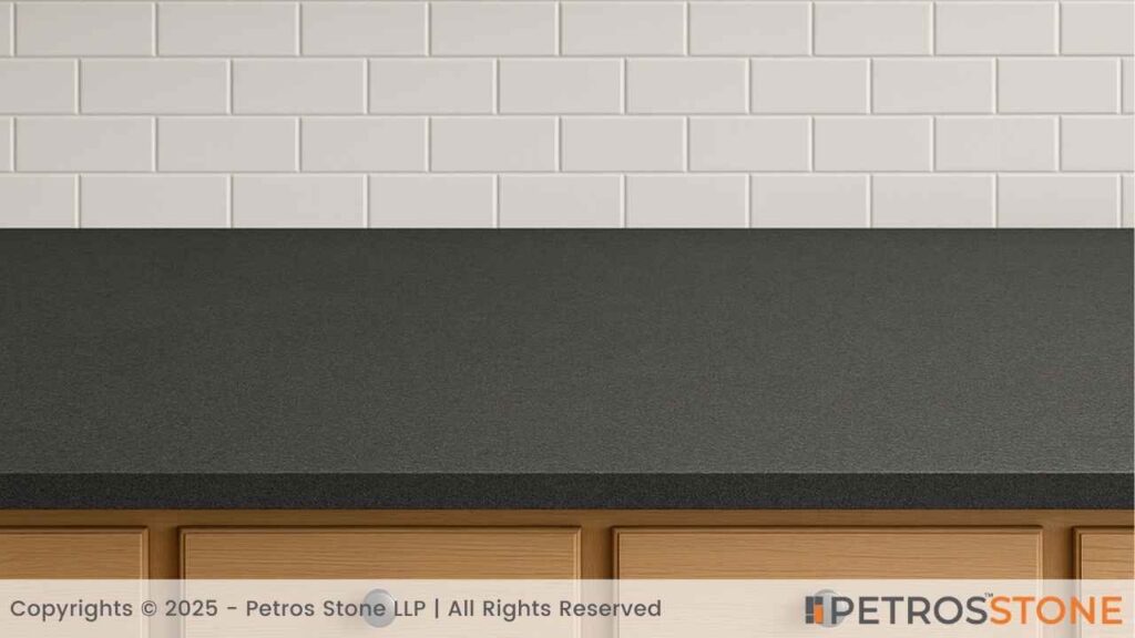 Steel Grey Honed Granite Countertop