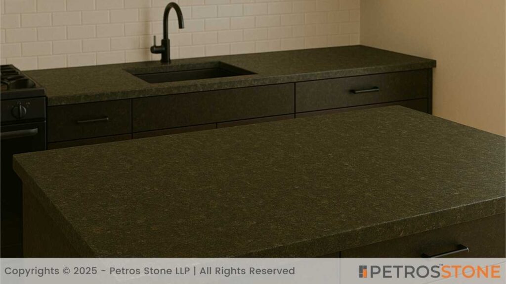 Verde Butterfly Leathered Granite Countertop