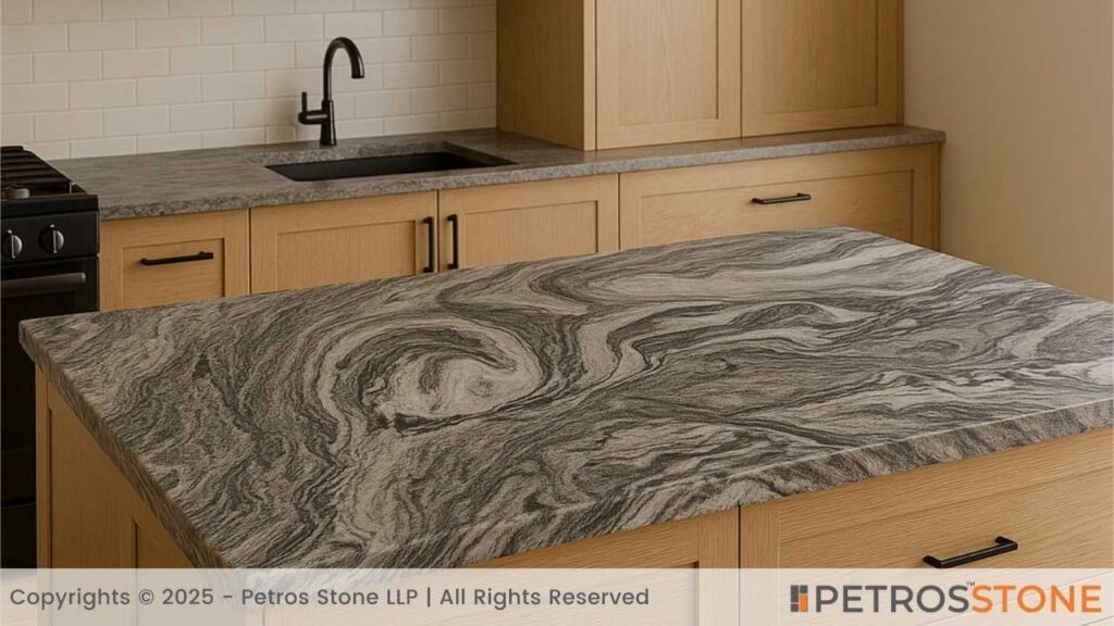 Viscon White Leathered Granite