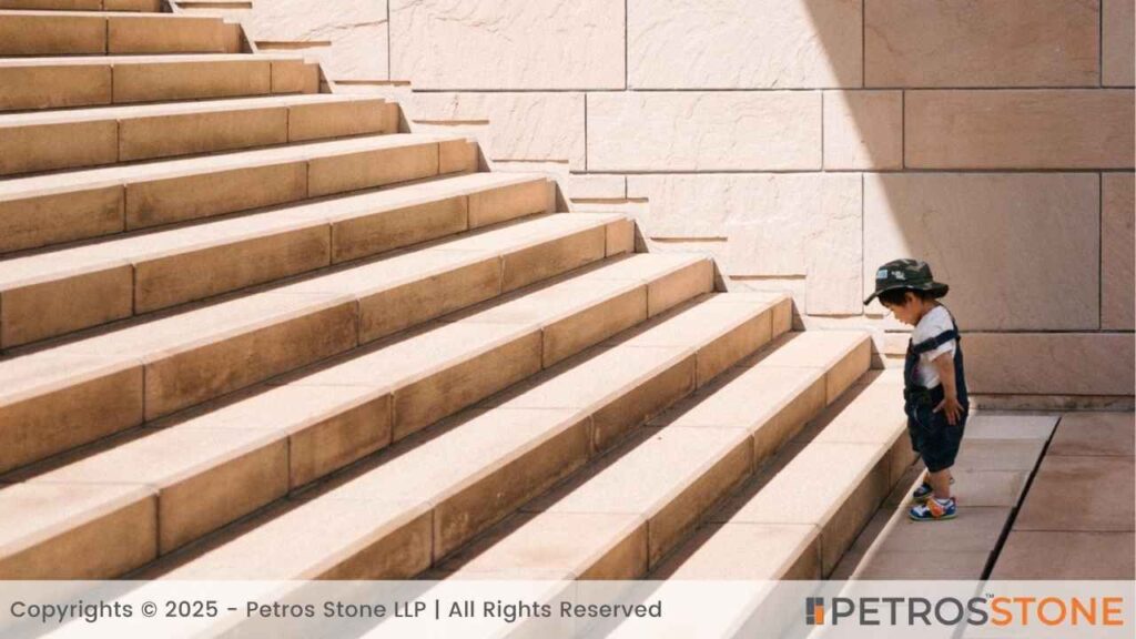 Beige and Cream Granite Steps
