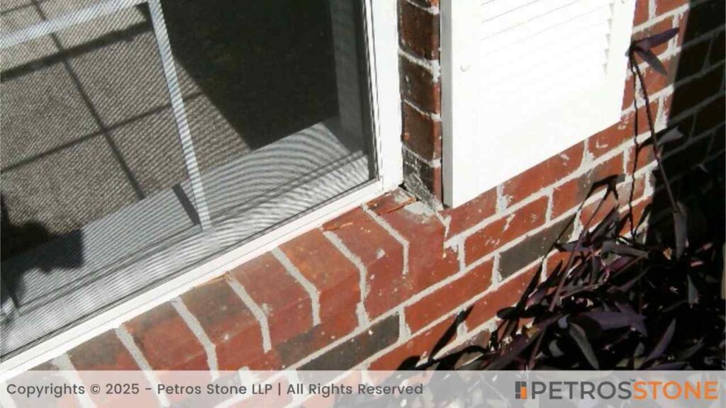 Brick Exterior Window Sill