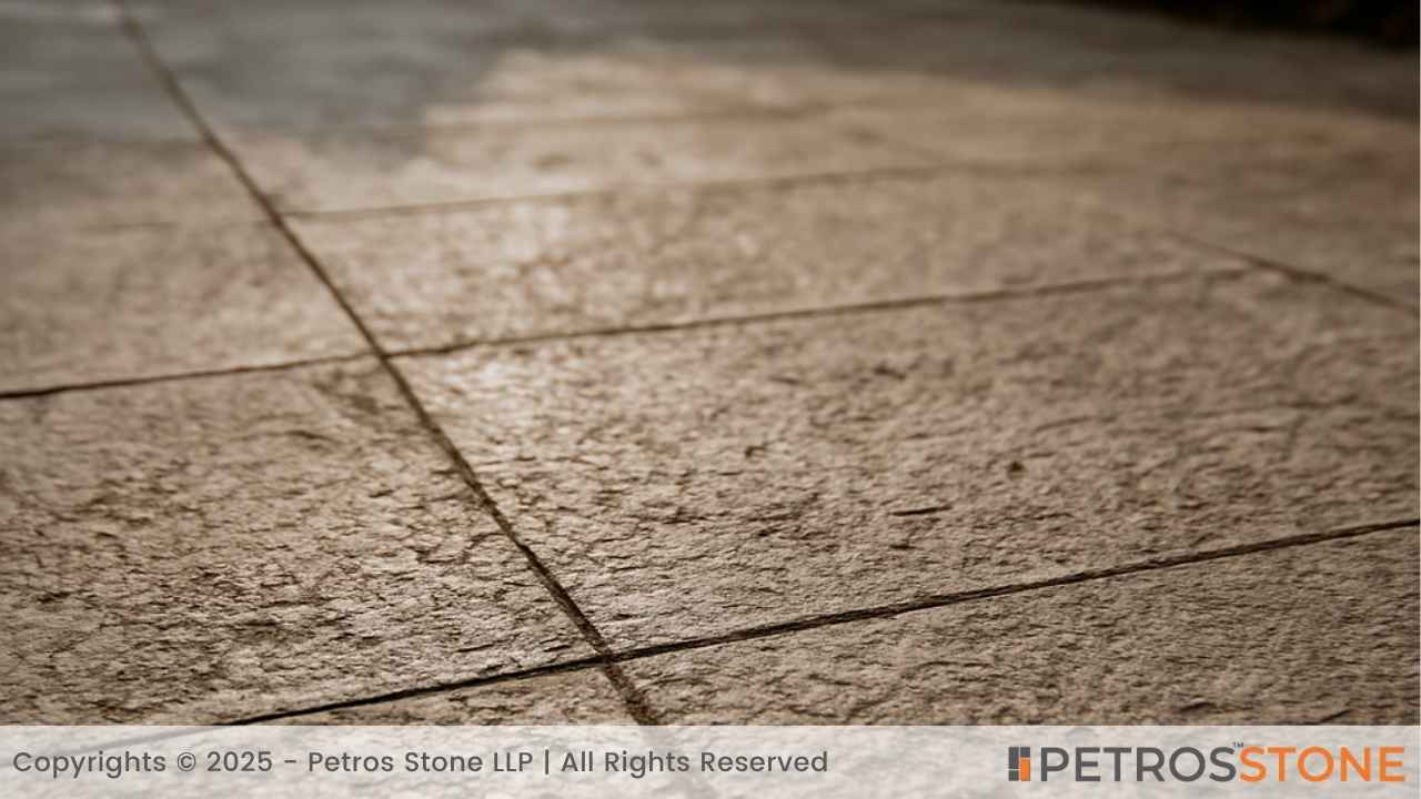 Dull Appearance Over Time in Leathered Finish Granite