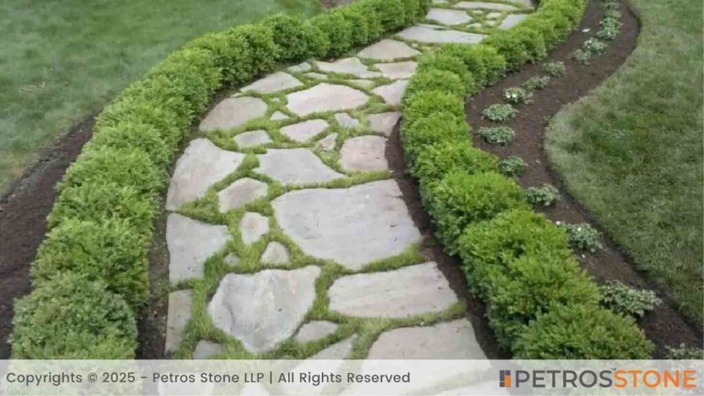 Integrated Stone Pathway