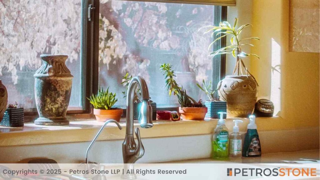 Kitchen Window Sill