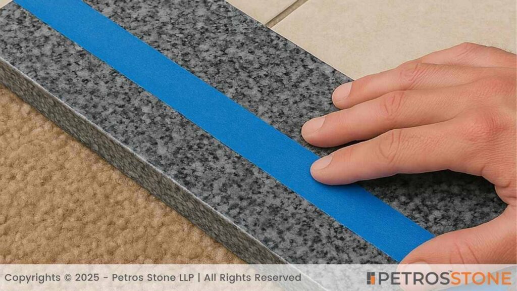 Dry Fitting Granite Threshold