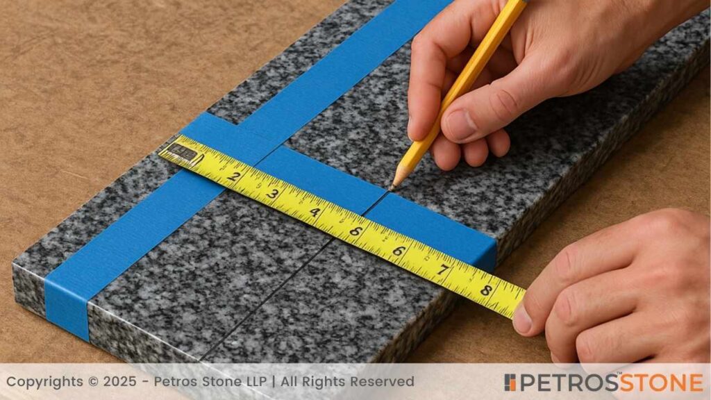 Measuring & Marking Granite