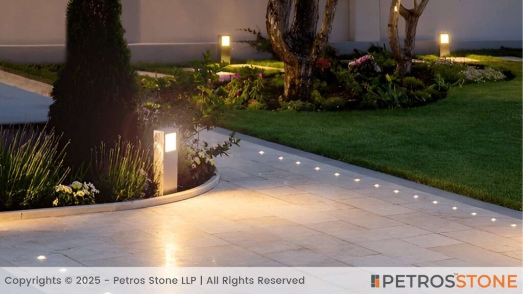 Outdoor Light Stone Landscaping