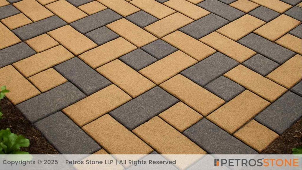 Basket Weave Patio Pattern