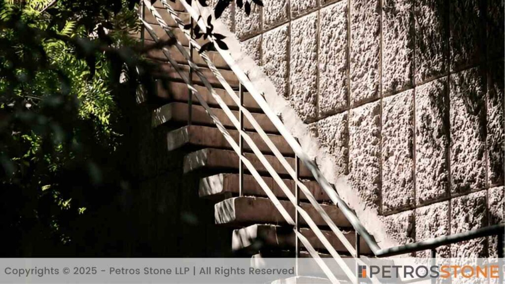 Cantilevered Stone Steps