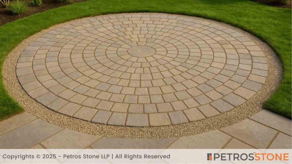 Circular Motifs Patio Pattern