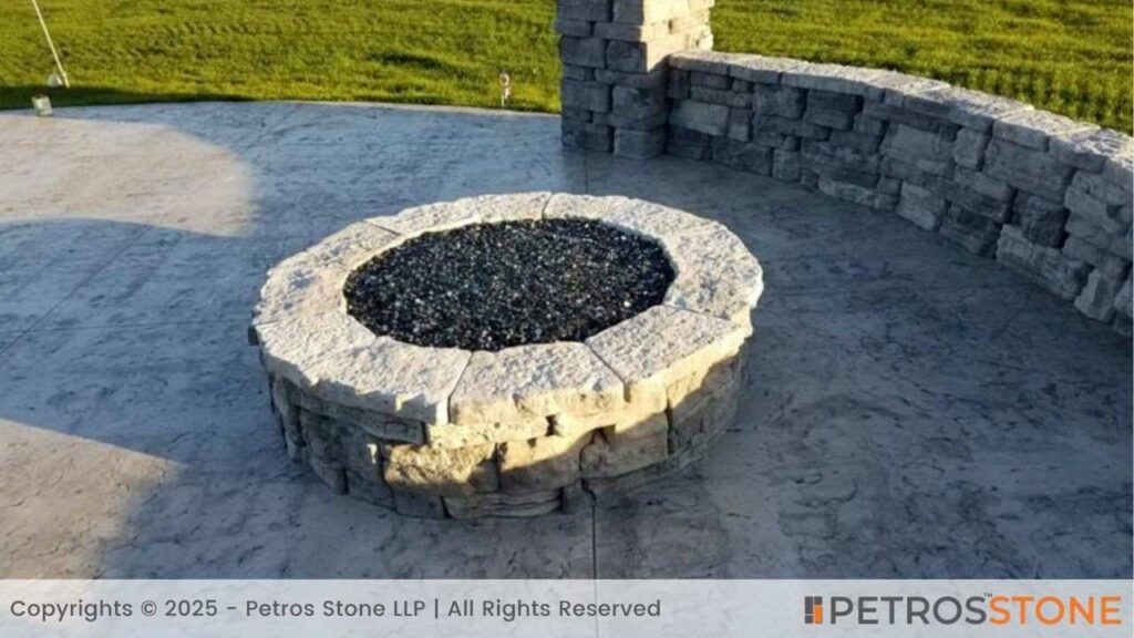 Limestone Fire Pit
