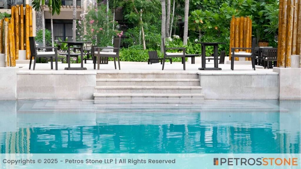 Patio and Poolside Steps