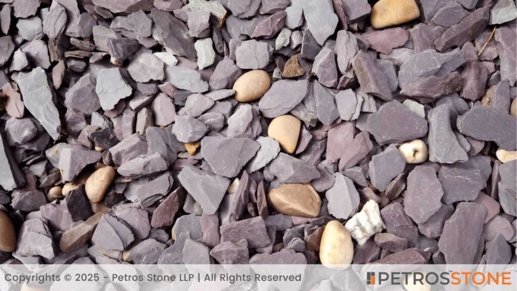 Plum Slate Chippings