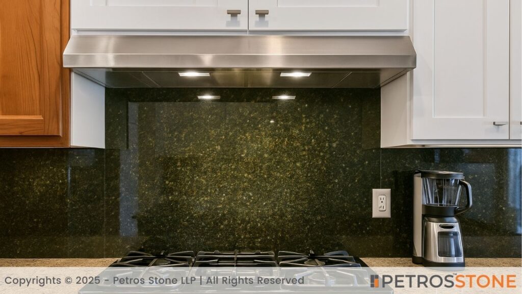 Ubatuba Granite backsplash