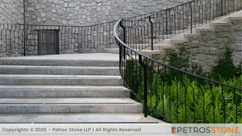 Veneer‑Clad Concrete Steps