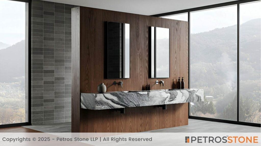 Wood-grain Finish Sintered Stone (1)