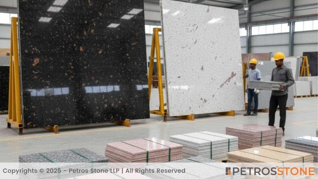 Granite Slabs in Factory, Big Size