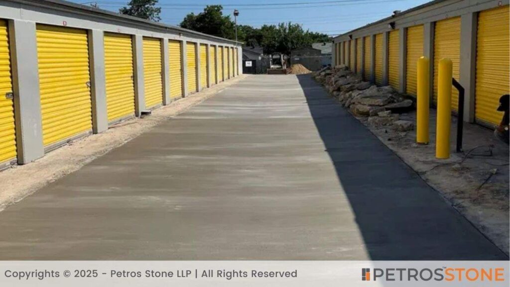 Poured Concrete Walkway