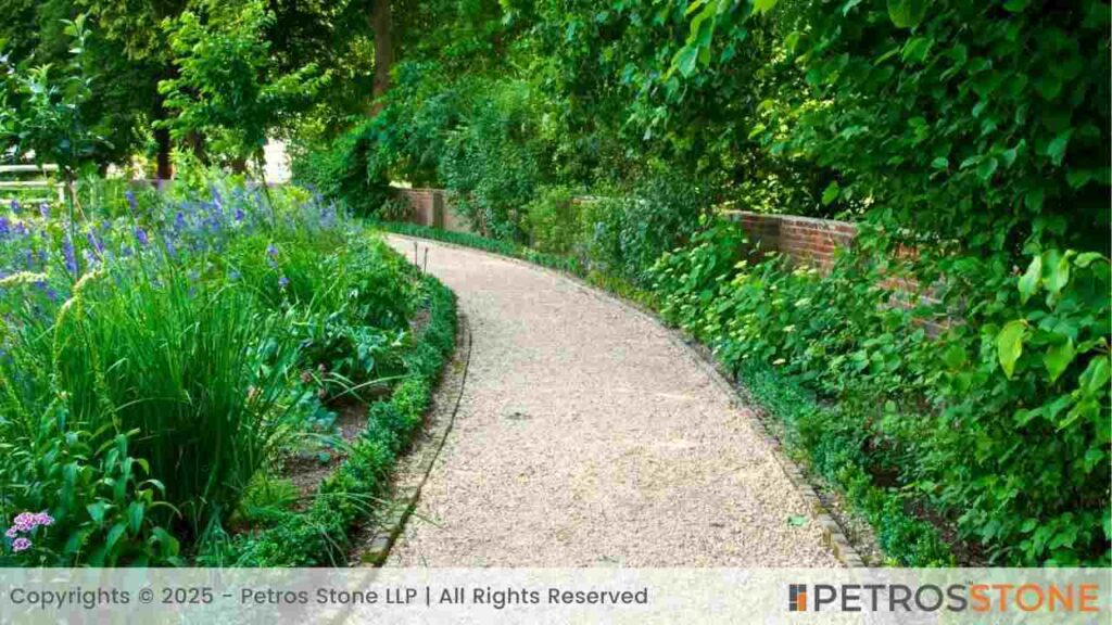 Walkway with Greens