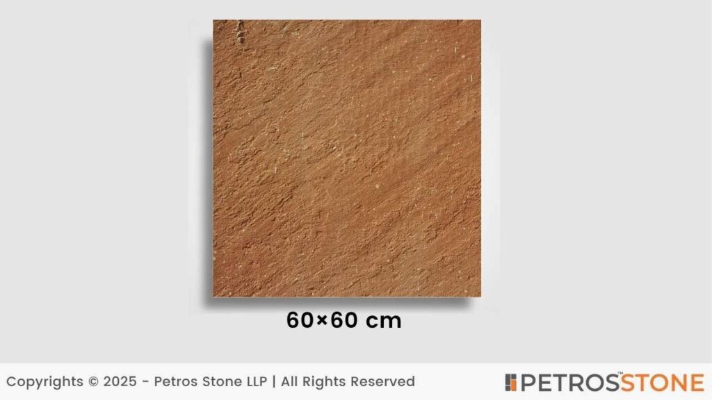 60×60 cm Indian Red Sandstone Tile