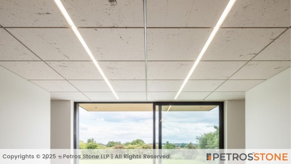 Ceiling Panels  (Ultra-thin stone can be used creatively on a ceiling where huge slabs would not have been a possibility.)