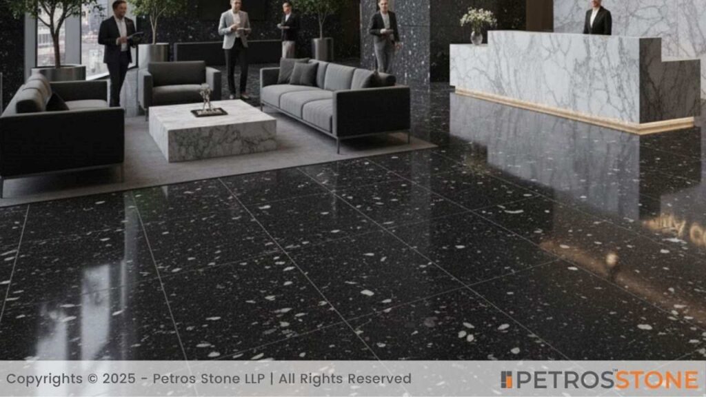 Commercial Spaces - Large Granite Tiles