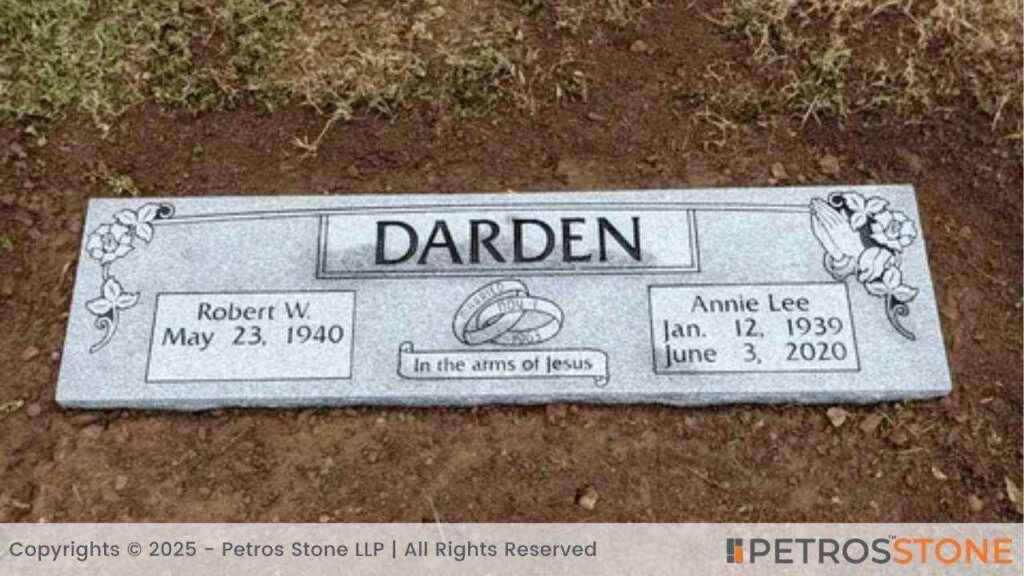 Double Grave Marker