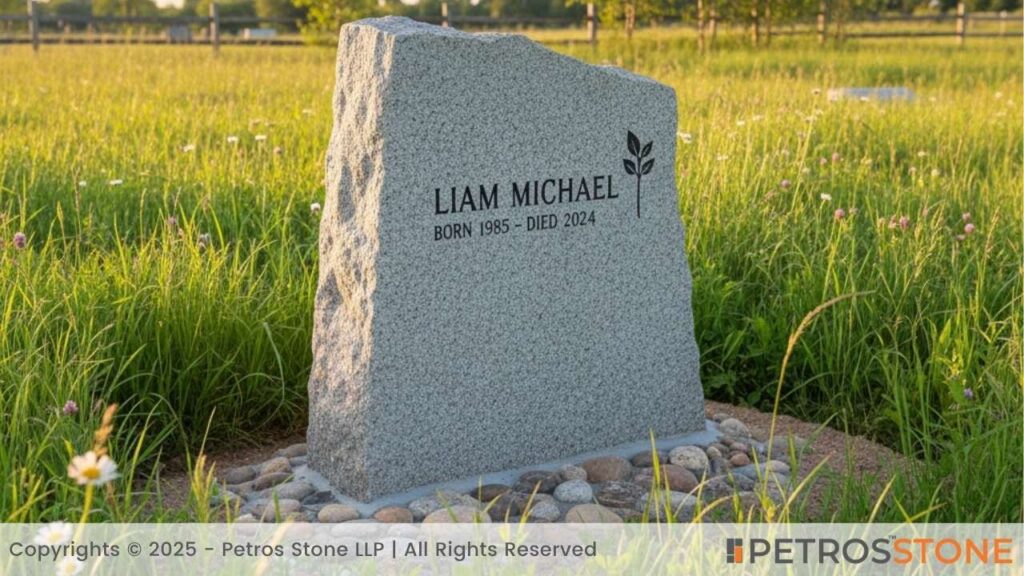 Eco-friendly Upright Headstone (1)