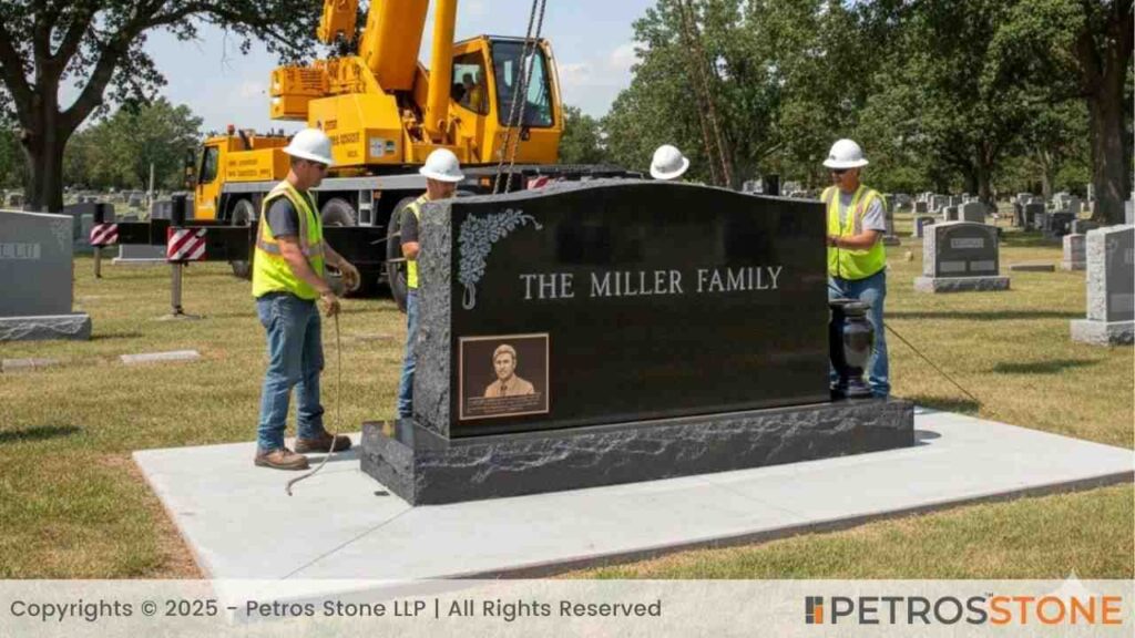 Installation and Additional Features Headstones