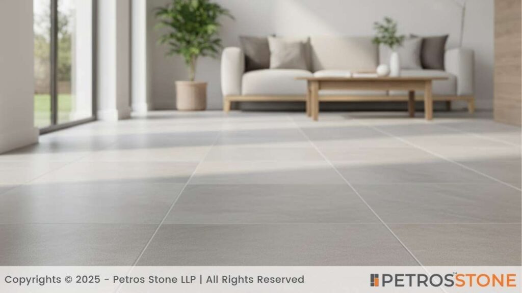 Kandla Grey Sandstone Tiles (for flooring, showcasing common sizes)