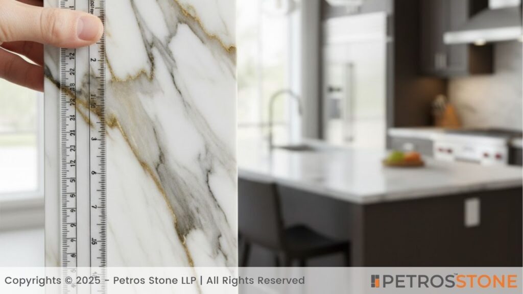 Natural Marble _ Granite Thin Slab (10 mm, minimum practical thickness for unsupported slabs)