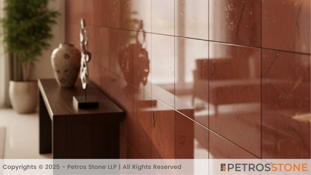 Polished Finish Indian Red Sandstone