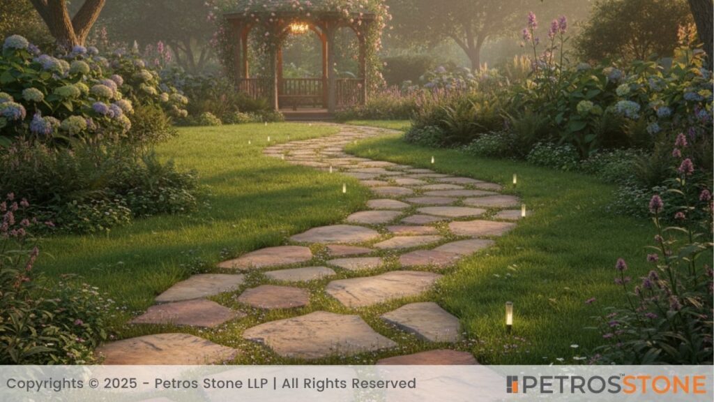 Serene Garden Pathway Flagstone