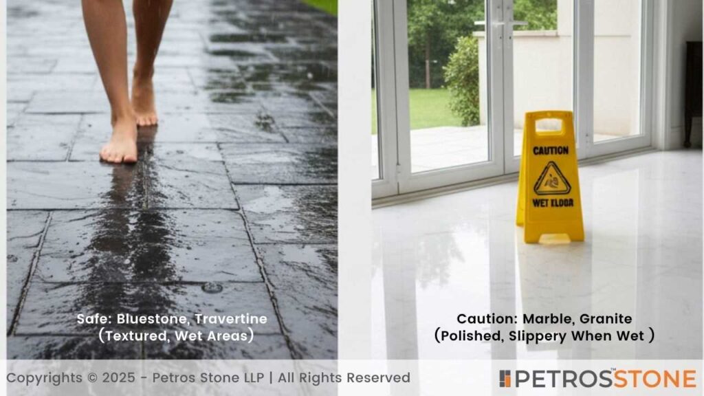 Slip Resistance and Safety Flagstone