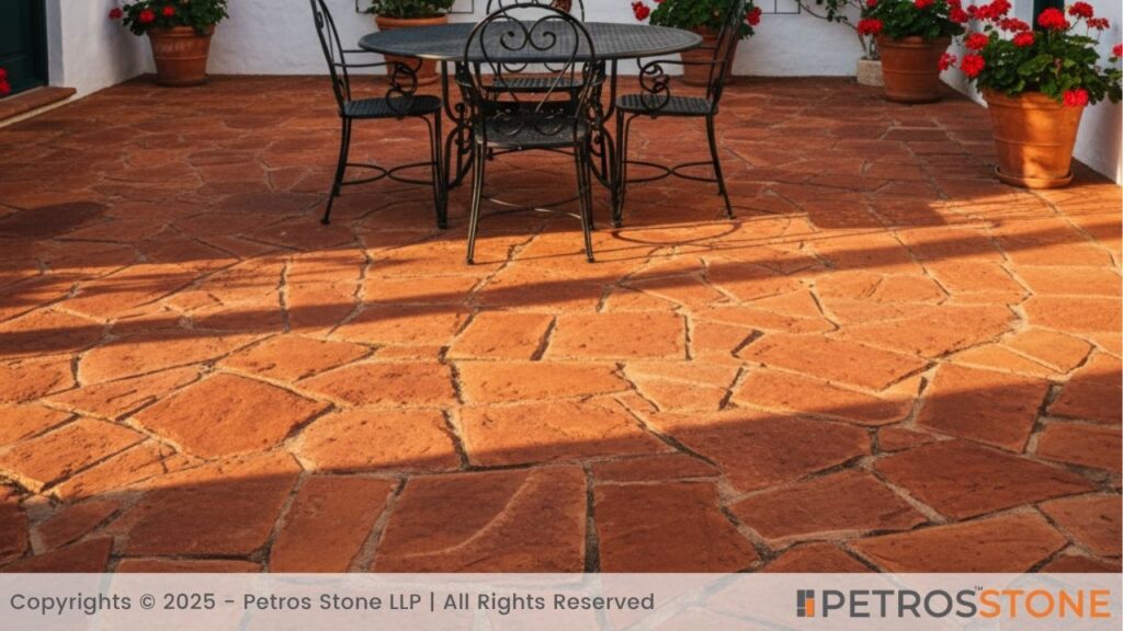 Terra Cotta Red Flagstone
