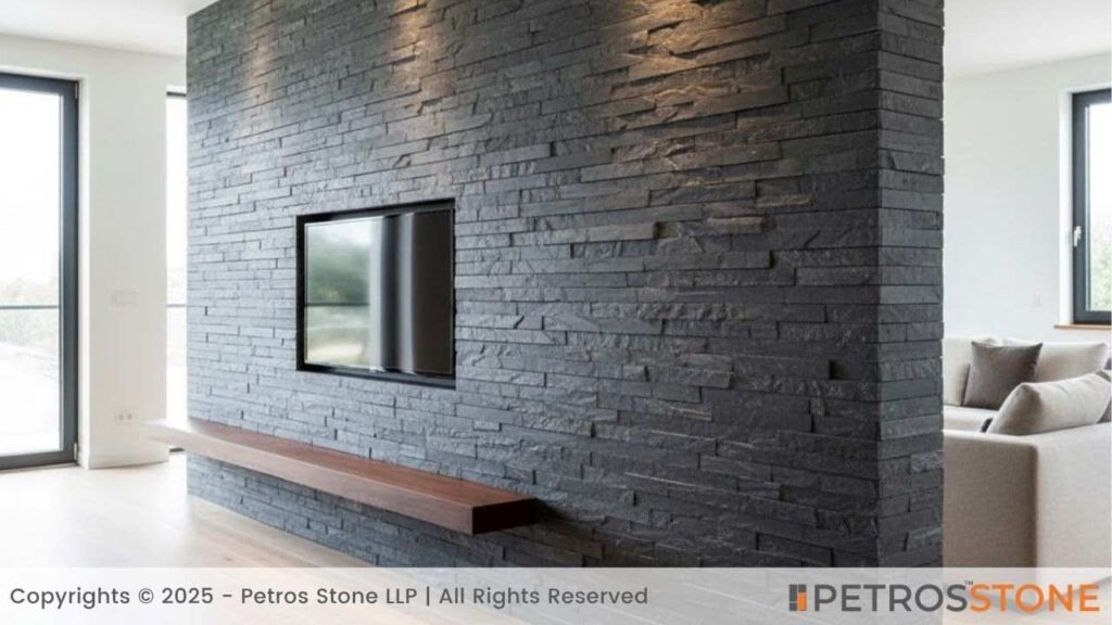 Wall Cladding (Thin stone veneers are able to turn plain walls into luxury stone finishes at a minimum load.)