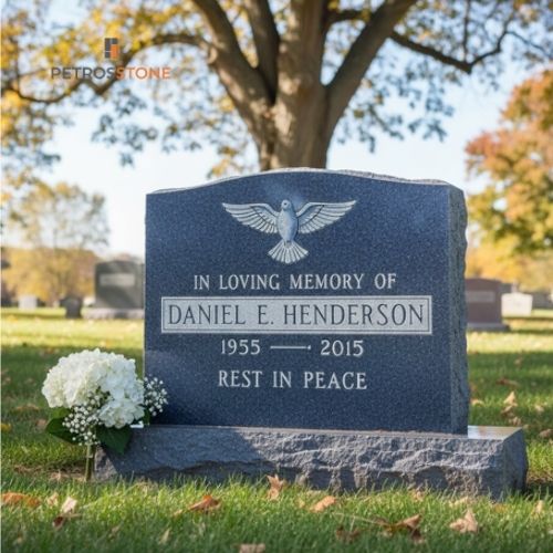 Blue Headstone - A sense of peace and calm