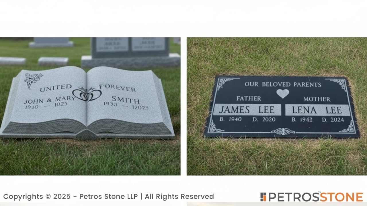 Book Style Granite Plaque (1)