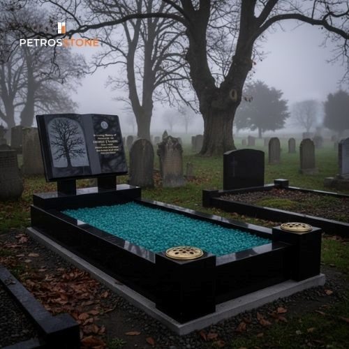 Book-Style Kerbed Headstone Design (1)