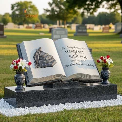 Book or Open Bible Headstone