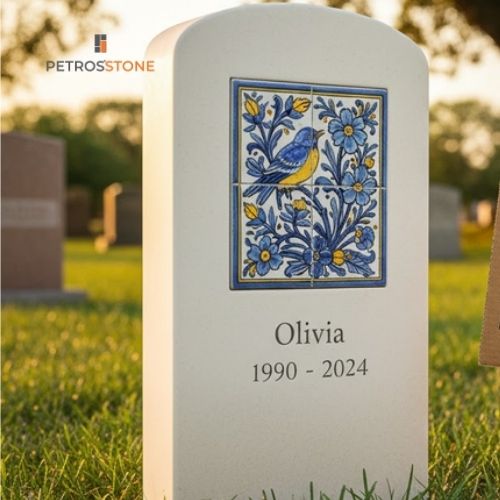 Ceramic Tile_Composite Headstone