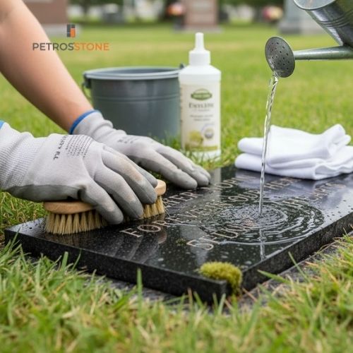 Cleaning Granite Memorial Plaques