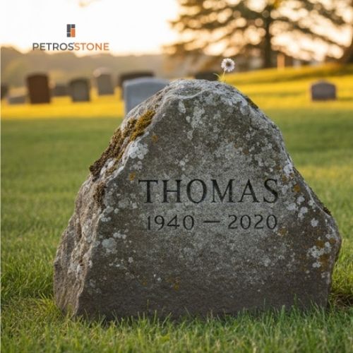 Fieldstone Headstone