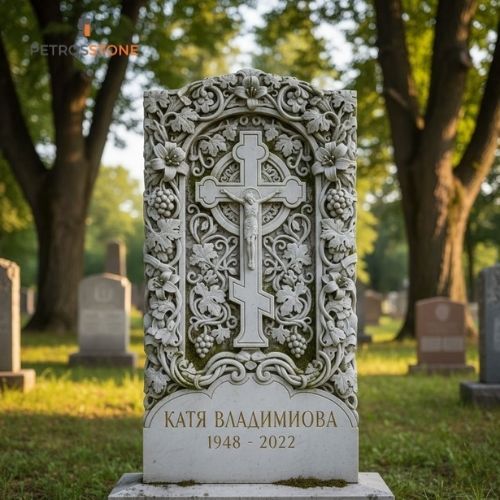 Floral or Vine Motif Cross