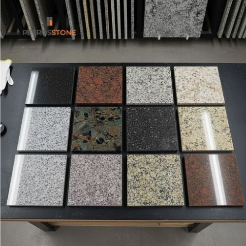 Granite Selection (color, origin, polish grade)