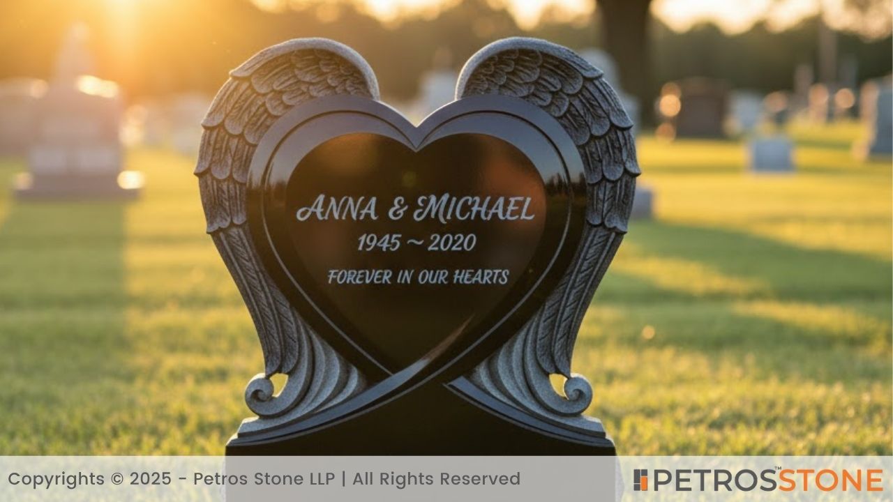 Heart-Shaped Granite Memorials (1)