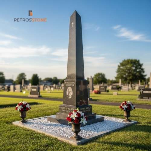 Obelisk Headstone
