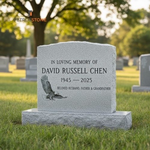 Sadarhalli Grey Granite Headstone
