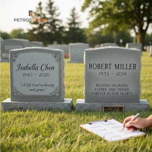 Headstone Typography